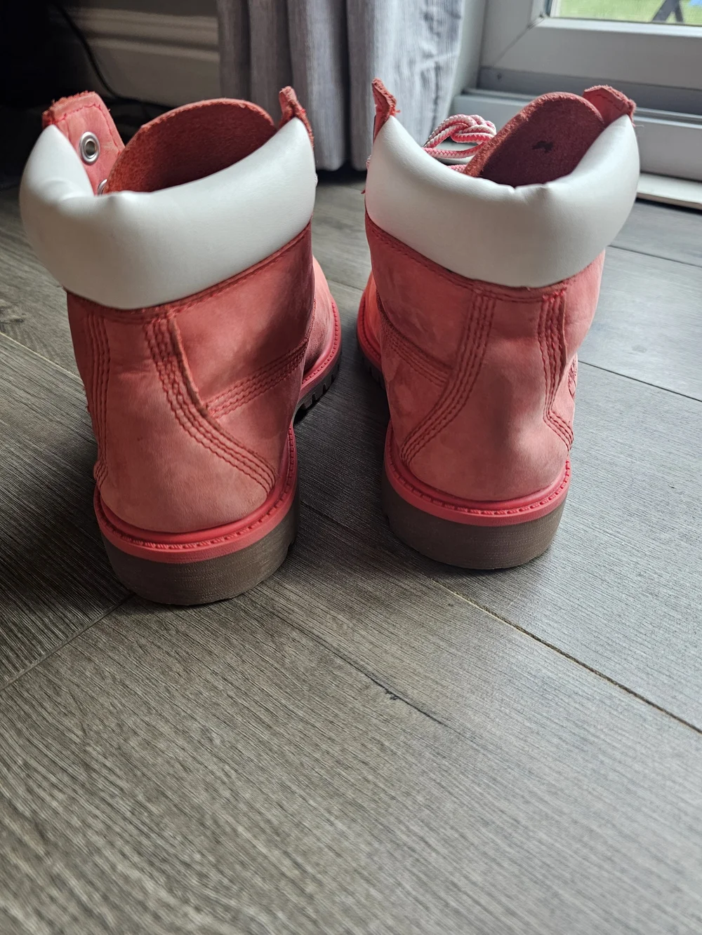 Timberland Kids' Pink Premium Waterproof Boots
